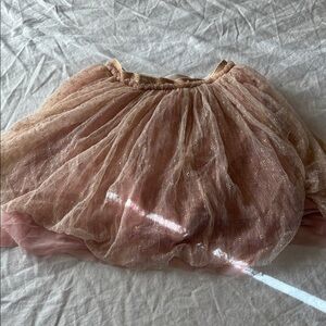 Cat & Jack Glittery Pink Mini Skirt